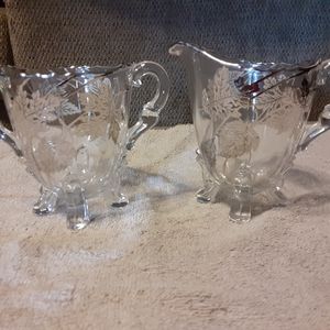 VINTAGE SILVER CITY CO. CREAM & SUGAR SET